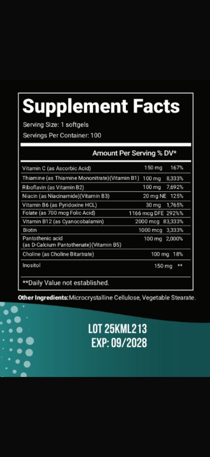 Vitamina B12 Complejo Total Health | Energía, Sistema Nervioso y Glóbulos Rojos