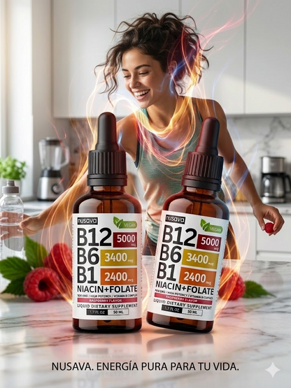 Complejo Vitamina B Líquido | B12, B6, B1