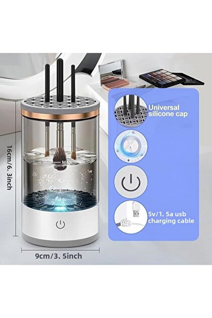 Mini Lavadora Eléctrica de Brochas de Maquillaje