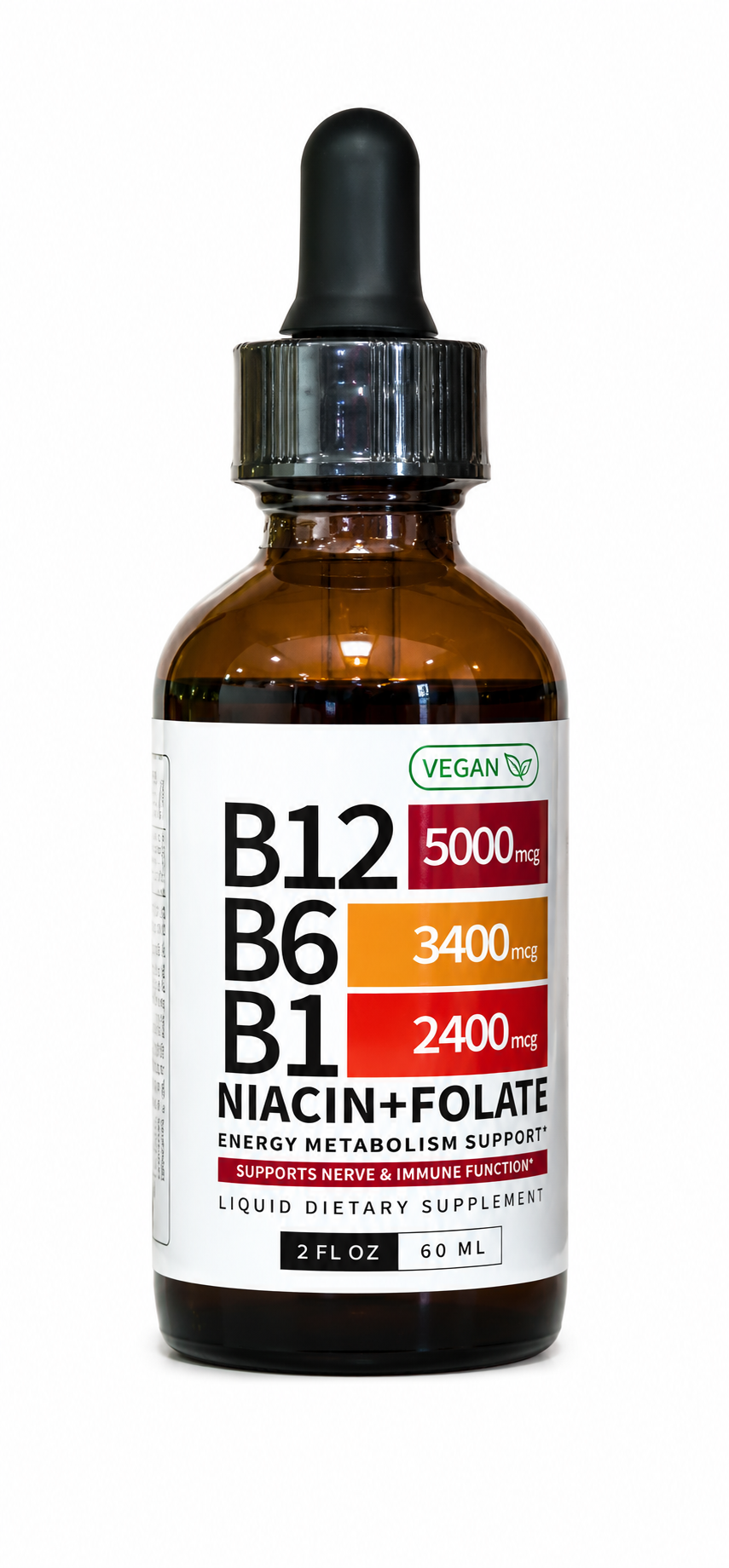 Complejo Vitamina B Líquido | B12, B6, B1