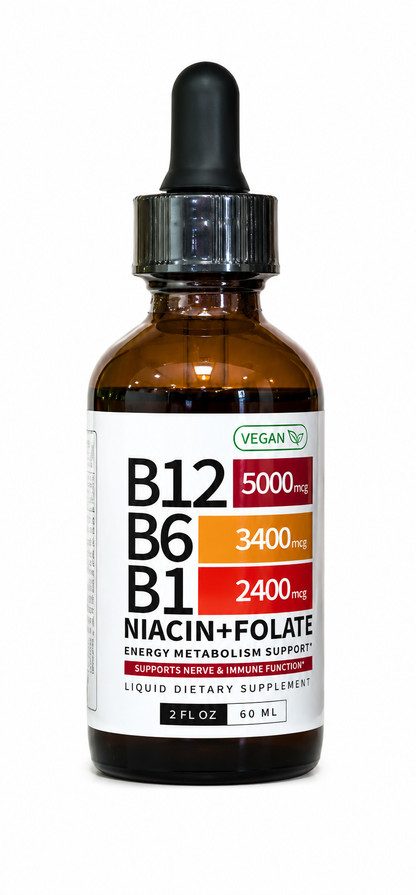 Complejo Vitamina B Líquido | B12, B6, B1
