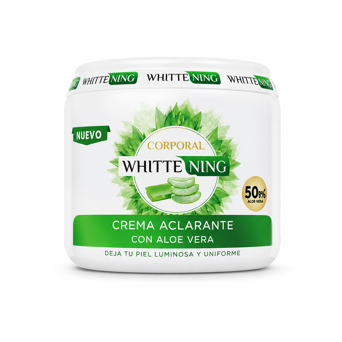 Crema Corporal Aclarante con Aloe Vera