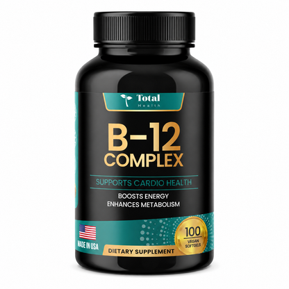 Vitamina B12 Complejo Total Health | Energía, Sistema Nervioso y Glóbulos Rojos