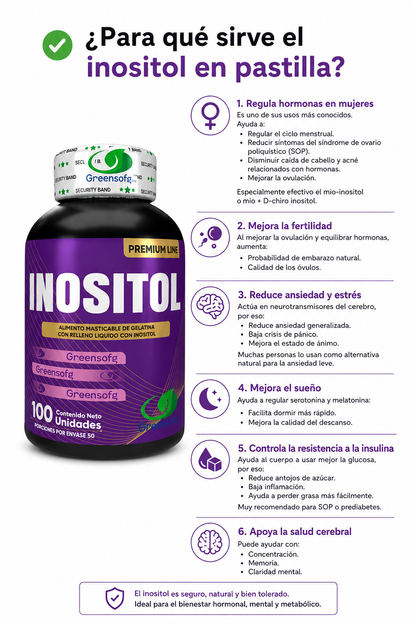 Inositol GS x 100 Cápsulas