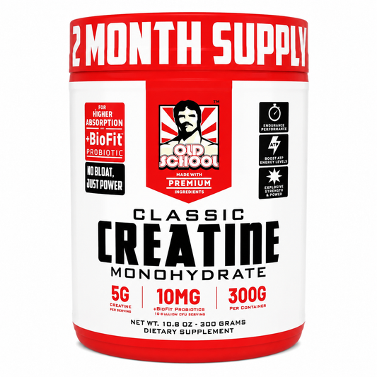 Creatina Old School For Men | Fuerza y Rendimiento Masculino