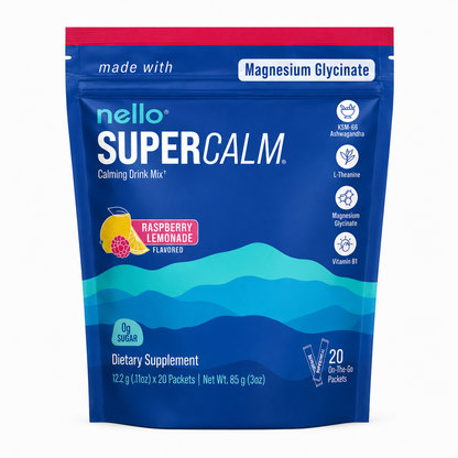 Nello Super Calm – Bebida en Polvo Sabor Raspberry Lemonade