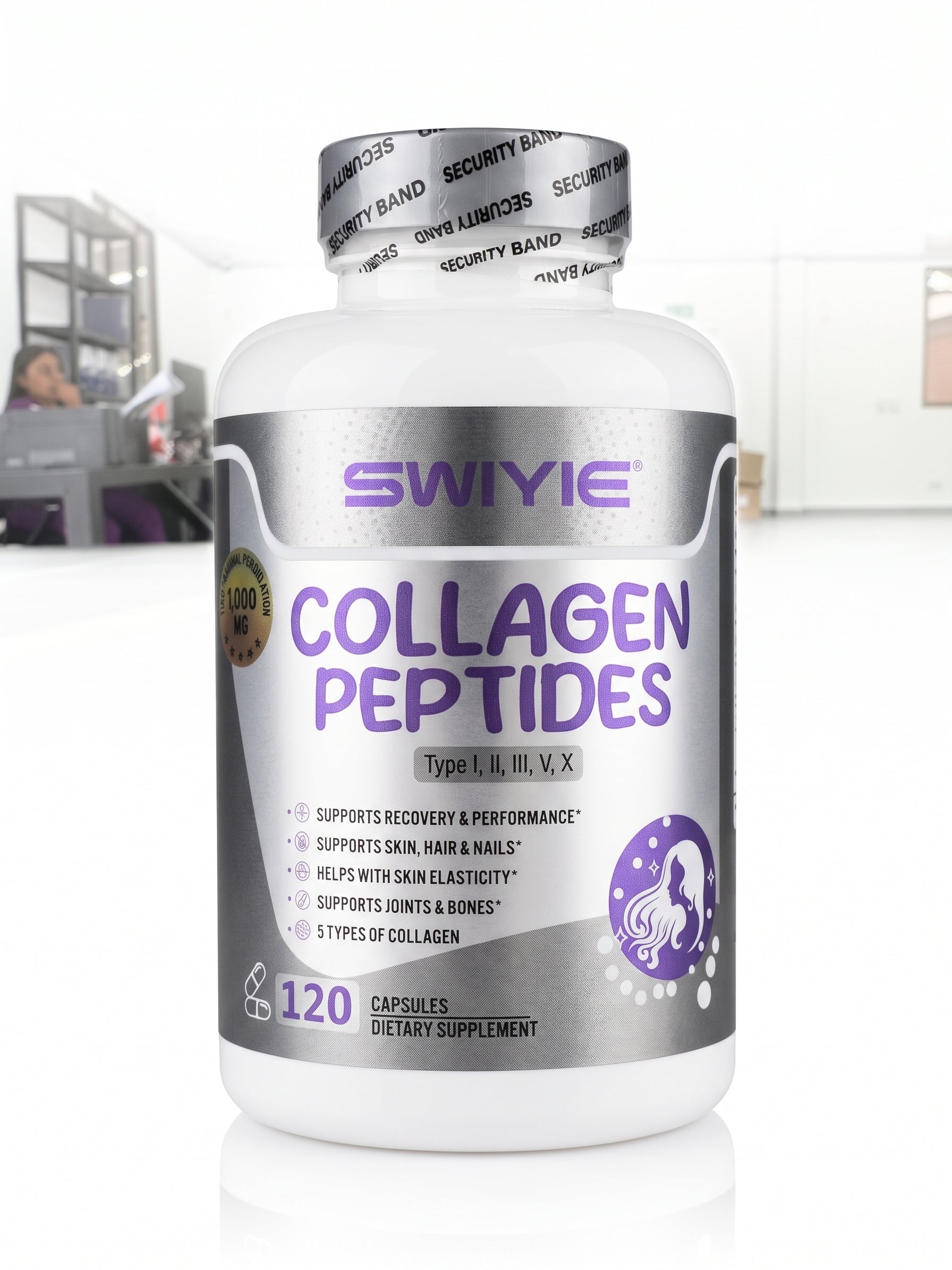 Colágeno Hidrolizado SWIYIE x120 Cápsulas | Tipos I, II, III, V y X