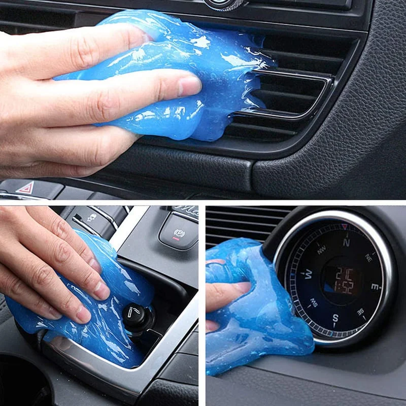 Combo x3 Limpieza para Carro: Slime, Antiempañante y Mini Aspiradora